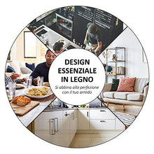 homcom Set 2 Sgabelli Alti da Bar in Stile Industriale con Telaio in Acciaio Nero e Seduta Rotonda in Legno 49.5x44x71cm