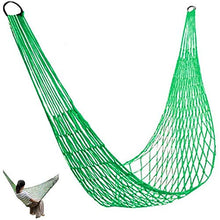 GUOXIANG Amaca da appendere, 240 x 80 cm, in rete di nylon, per interni ed esterni, robusta amaca in rete, per campeggio, giardino