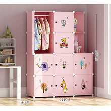 Guardaroba Semplici Bambini Armadio casa Camera da Letto Panno di plastica del Bambino del Tessuto Semplice Bagagli Moderna Hanging Assemblea Armadio XINYALAMP