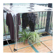 SHIJINHAO Telo Impermeabile Esterno Trasparente Foglio Incatramata con Occhielli, Clear Reinforced Tarp Heavy Duty Ground Cover PVC Sheet Proteggere Il Vostro Roba da Vento E Acqua, 21 Formati