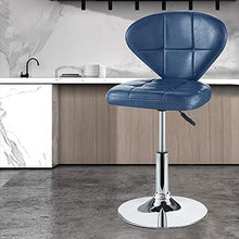 W-J-S Sgabelli da Bar da Pub Sgabelli da Bar Alti Girevoli Regolabili in Altezza di Alta qualità con Poggiapiedi Sgabelli da Bar Funiture Sedia da Bar in Morbida Pelle PU(Color:d'oro)