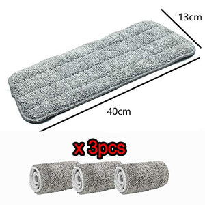 SSAYY Spray Mop Mop per Sostituire Il Panno Uso Domestico Mop in Microfibra Pad Pratica Pulizia della Polvere Domestica Riutilizzabile Pad in Microfibra per Mop Spray