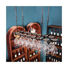 HJ-Golf Rack per armadietti per stoccaggio per Goblet Porta Bicchiere Calice Sospensione Bicchiere da Vino Portapiatti da Appendere for Vino Staffa di Ferro per Bottiglie di Vino per Vino