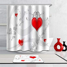 LIYAN Combinazione Bagno. Immagini Chiare E Colori Vivaci Rendono Il Tuo Bagno Pieno di Vita. Accessori da Bagno. Amore Rosso.