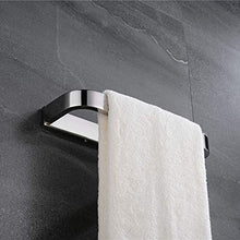 Melairy SUS304 - Anello portasciugamani in acciaio inox con finitura argento, montaggio a parete, per bagno e bagno (cromato)