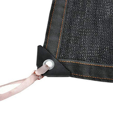 Telo Ombreggiante, Panno ombreggiante Nero con Angoli rinforzati e passacavi - 85% reticella for Tessuti oscuranti, Copertura ombreggiante for edifici for Automobili (Size : 10m x 12m)