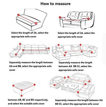 QHQH Copridivano Elasticizzato, Copridivano Sofa Salotto Protettore per Senza Formaldeide Divano Elastico Copridivano all-Inclusive con 1 Federa (Senza Nucleo), Pattern Multipli