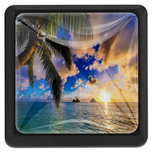 Alba hawaiana 3 PCS Pomelli per Porta, Pomolo per Mobile, Pomelli per Mobili con Viti, Maniglia per Armadietto, Pomelli per Porta, Pomelli per Cassetti per Porta, Armadio, Cassetto e Credenza