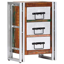 XHCP Cassettiera Credenza Comodino Cassettiera Armadietto in Legno massello di Abete 80x36x75 cm