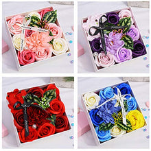 ASFD Regalo di Compleanno di San Valentino Rosa Sapone Fiore Rosa Squisito Fioriera Piccola Rosa