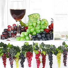 BIGBOBA. 18 Grano/Simulazione Plastica Frutta UVA Stringa Decorazione,Verde Protezione Ambientale Decorazione Domestica in Rattan