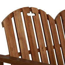 vidaXL Legno Massello di Acacia Panchina da Giardino 2 Posti Panca da Esterno
