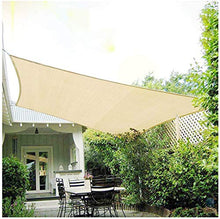 KANULAN Tenda da Sole a Vela Tenda da Sole Rettangolare Tettoia, Blocco UV HDPE Impermeabile, Traspirante, termoisolante per mobili da Giardino, attività all'aperto, pergolatoparavento da Esterno