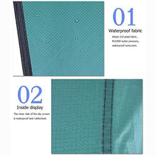 Ruixf Amaca da Campeggio con Zanzariera e Telone - Amaca in Paracadute Nylon, Carico di 300 kg, Antivento Antipioggia e Resistente ai Raggi UV, Verde