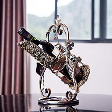 LHQ-HQ Wine Rack, Culla del Vino Rack Antico Europeo Creativa della Decorazione della casa Mette Il Vino Ripiano Ferro Battuto 27 * 21 * 33 cm