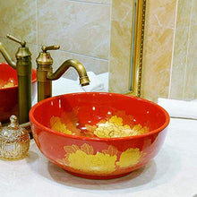 HYY-YY Lavabo/Rotonda Art Bacino/Lavabo/gabinetto Bacino del Bagno in Ceramica Lavabo Bella Pratico (Color : Natural)