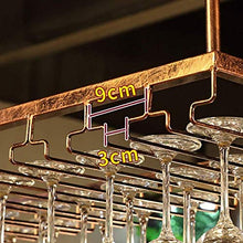 L.TSN Portabicchieri da Vino, mensola Portabicchieri da Vino Portabicchieri da Champagne Portabottiglie Portabottiglie da soffitto (Dimensioni: 60 * 35cm)