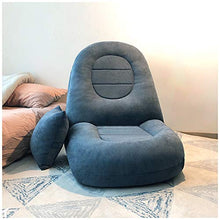 MEIMEI Divano pigro Sedia Letto Posteriore Sedia Singola Camera da Letto Piccolo Divano Pieghevole Divano Balcone Finestra Sedia (Color : Dark Gray)