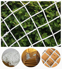 WaiMin Protezione anticaduta for Bambini Rete di Sicurezza Rete di Sicurezza Bianca, Rete di Protezione Arrampicata all'aperto Corda Intrecciata Rete for rimorchio Scala for Animali Domestici Rete di