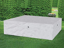 Schutzhülle n Set: copertura 300 x 300 x 75 cm per mobili da giardino rettangolari + tasca per 6 – 8 cuscini