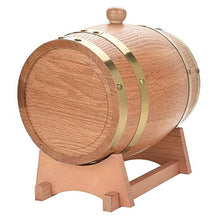 Rockyin Barilotto Vino, Vintage Legno di Quercia Legno barilotto di Vino for la Birra Whisky Rum Port 3L
