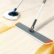 SSAYY Spray Mop 60Cm Telescopico Piatto Mop in Microfibra Asciugamano in Tessuto Pulizia del Pavimento di Casa Strumenti per La Pulizia del Mop Piatto