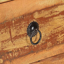 Tidyard Credenza Cassettiera Vintage Rustica in Legno Massello di Recupero con 3 Cassetti 60x35x75 cm,Credenza con Cassetti,Credenza Vintage,Cassettiera Vintage Rustica,Mobiletto da Salotto Vintage