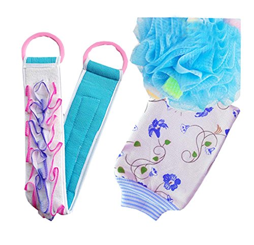 Dragon Troops Set di 3 Accessori per Doccia Accessori da Bagno per Donna e Uomo, Blu