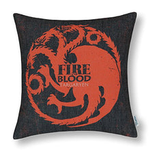 CaliTime Copricuscini e federe Game of Thrones Case Badge Cuscino Copertine Gettare Cuscino Casi protettore Conchiglie per Divano Divano Camera da Letto Casa Natale Arredamento