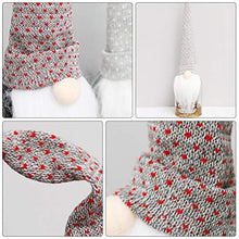 Cabilock 3 Pezzi Copri Bottiglia di Vino di Natale Peluche Gnomi Scandinavo Svedese Santa Tomte Bambola Giocattolo Rosso