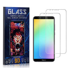 GIMTON Vetro Temperato per Huawei Honor 9 Lite, 0.26mm HD Alta Trasparenza, 9H Durezza, Pellicola Protettiva in Vetro Temperato per Huawei Honor 9 Lite, 2 Pezzi
