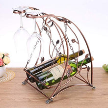 LHQ-HQ cremagliera del Vino, Creativo oscillare Europea Calice Decorazione portabicchieri Vino Vino Rack Moda Vino Rack appesa mensola