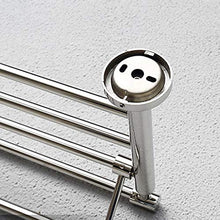 HYYDP Parete Porta Salviette Portasciugamani Acciaio inossidabile Moda Semplice Hotel Famiglia Bagno Cucina Parete Doccia Spazio Mensola multifunzione Materiali impermeabili e anti-ruggine per la prot
