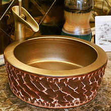 WEHOLY Lavabo in Resina Pietra Naturale Ovale da Incasso Bagno Rotondo Lavabo Europeo retrò Lavabo Jingdezhen Ceramica Hotel Lavabo antispruzzo