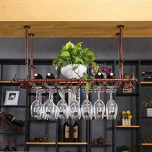 Classico Wine Rack Wine Glass Rack Hanging Upside Down Bronzo MULTISIZE Calice Rack Living Room Bar Decoration Dimensione: 100x30cm