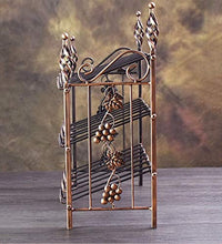 Sebasty Retro Materiale Creativo In Ferro Battuto Cremagliera Del Vino Cremagliera Del Vino Decorazione Cremagliera Del Vino Espositore Domestico Bicchiere Di Vino Portabottiglie Decorativo Cremaglier