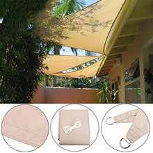 Xhtoe, tenda parasole impermeabile a triangoli per cortile, cortile, patio, piscina, gazebo per ombreggiatura UV, tenda parasole per casa, giardino, tenda parasole parasole