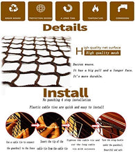 Protective net decoration / For bambini Scale antiurto Net Balcone Protezione Net Brown Cat interna ed esterna disponibile Bambino Safety Net Dimensione 2,5 centimetri maglia di 4 millimetri corda net