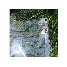 LSXIAO Vetro trasparente incatramata a prova di pioggia e alla polvere isolamento impianto di copertura in PVC morbido pellicola trasparente dell'anello del metallo Occhiello Outdoor Patio Tenda da so
