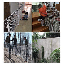 WaiMin Rete for recinzioni di Sicurezza for Esterni Scale for Bambini Rete Protettiva Balcone Rete antisfondamento Decorazione murale Rete Rete Anti-Gatto Rete for ringhiera Bianco 100x100mm Rete 6mm