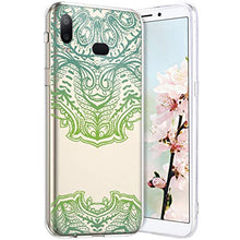 Robinsoni Cover per Samsung Galaxy A6S Cover Silicone Galaxy A6S Case Trasparente Custodia in Gomma Morbido TPU Flessibile Caso Antiurto Caso Colorato Case Ultra Sottile Anti-Graffio Bumper Cover
