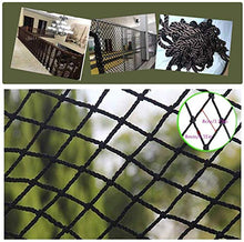 Protective net decoration / Stair Protezione rete di sicurezza ambientale netto casa Balcone Bambini Scuola materna Playground anticaduta Net Pet sitter giocattolo gatto netto Interni Esterni Nero Rin