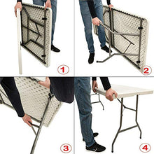 Tavolo da campeggio Tavolo da campeggio pieghevole da campeggio alluminio tavola catering tavola buffet mercato di nozze giardino festa picnic indoor all'aperto, 80x60cm Tavolo pieghevole multifunzion