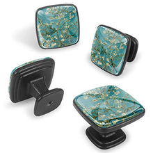 Priorità bassa della natura di primavera in stile vintage Pomelli per Porta Set di 4 Pomelli per Mobili Manopole per Cassetti Cucina Armadio Vetro