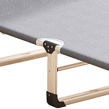 JFFFFWI Lettini Gravity Lettino da Giardino Lettini da Esterno Sedie da Giardino Letto per Ospiti reclinabile Pieghevole, Ufficio con batuffolo di Cotone Letto per Il Pranzo Letto di accompagnamento