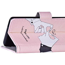 Pelle Portafoglio Cover Compatible with MOTO E5 Custodia Flip Libretto Animale Case Amore,URFEDA PU Cuoio Chiusura Magnetica Case Cover Stile Vani di Carte Coper tura Custodia per MOTO G6 Play