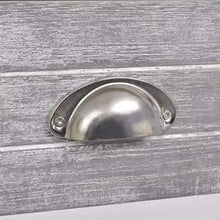 Attrezzatura Comodini Comodino autoportante Comodino da Terra Comodino da Comodino in Legno Comodino con cassetto Spazio per riporre la Camera da Letto Soggiorno Corridoio Grigio e Bianco