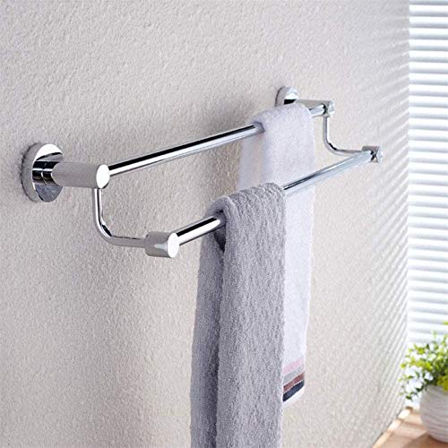 KAISIMYS Portasciugamani in Acciaio Inossidabile 304, portasciugamani a Un palo Spesso in Grassetto, portasciugamani Senza ruggine Finitura Lucida per Bagno Cucina Ufficio.Punch Free-F 30 cm (12 poll
