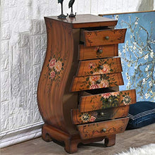 szy Cassettiere Cassettiera Cassettiera in Legno Massello Cassettiera Salotto Soggiorno Camera da Letto Cabinet Semplice Cassettiera Dipinta Semplice (Color : Brown, Size : 85 * 36.2 * 36.2cm)