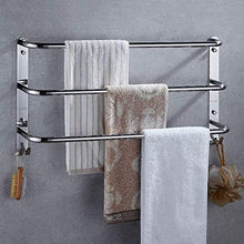 AINIYF Bagno Bagno Doccia Mensola Organizzatore Parete portasciugamani Punch Libero dell'Acciaio Inossidabile 304 3 Tiers Torre Hanger, 2 Metodi di Installazione, 3 Formati (Dimensione: 40x6.7x23cm)